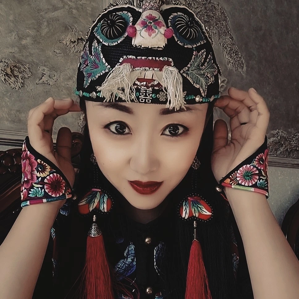 老绣帽虎头帽四季款复古