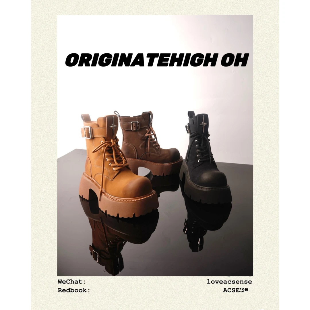 ORIGINATEHIGHOH 设计师款百搭时尚靴子 WX93-93