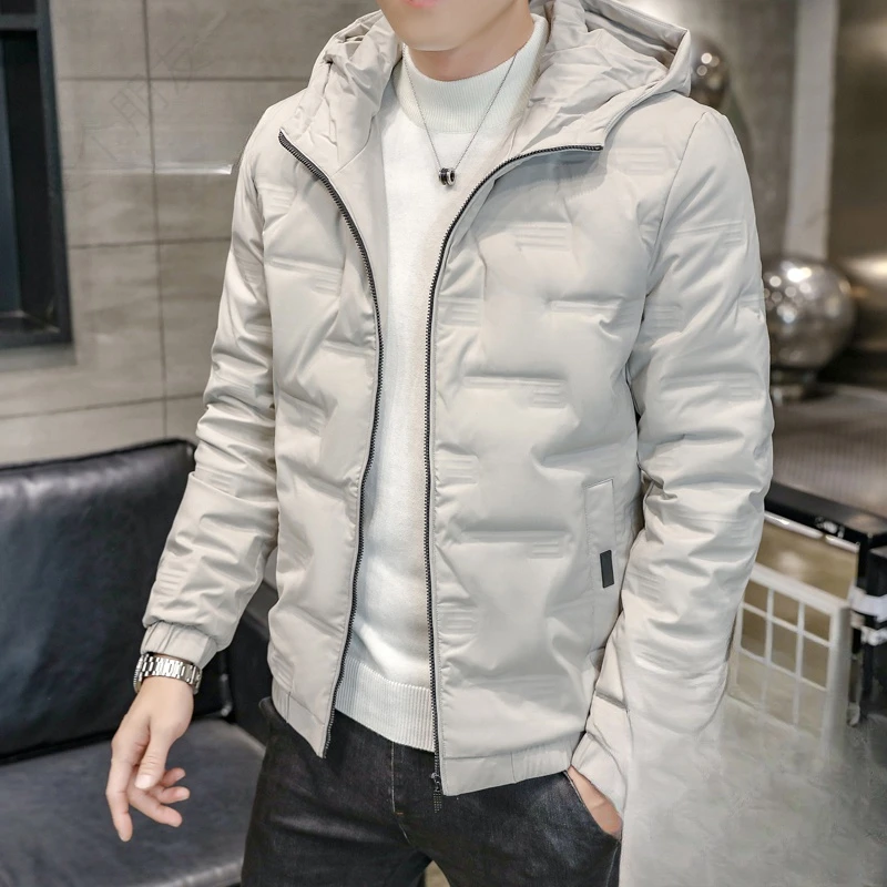 【好物推荐】冬季棉服男士短款保暖帅气青年休闲连帽轻薄外套男装