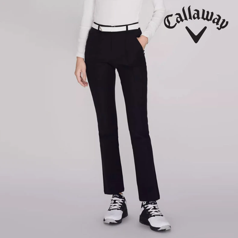 【反季清仓】Callaway春秋女士微喇版型运动春季弹力长裤CWPT23F403