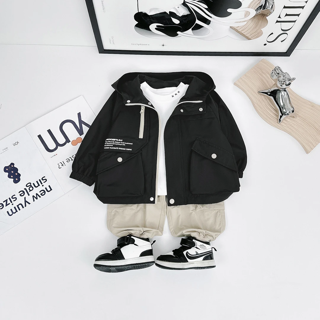 男童休闲外套春秋款儿童2024新款春装潮 D-ZB24044 悠悠童话童装