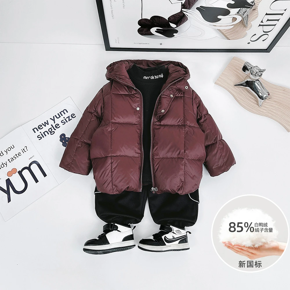 儿童羽绒服男童鸭绒2023新款洋气秋冬装 D-ZBD23139 悠悠童话童装