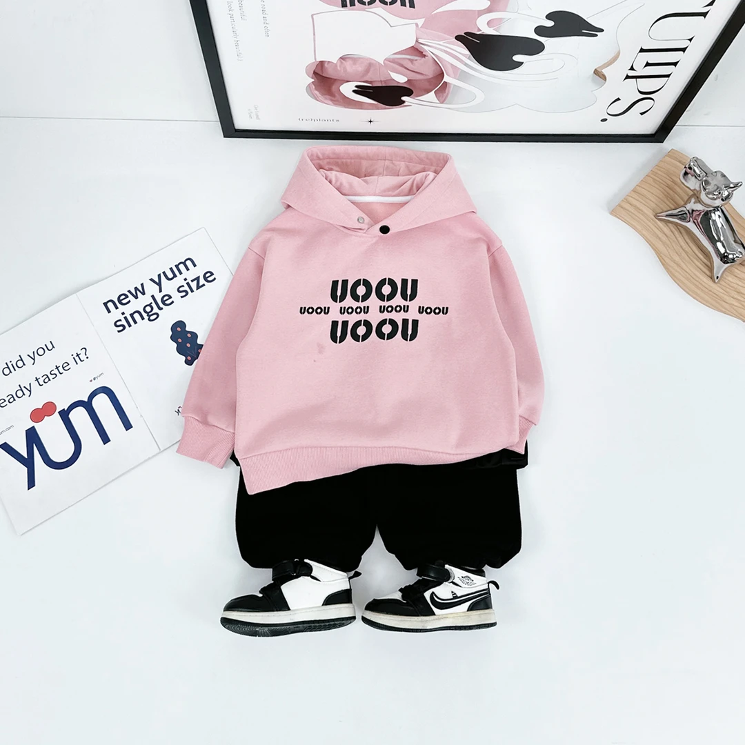 儿童卫衣加绒款长袖2024新款秋冬装男童 D-WG24577 悠悠童话童装