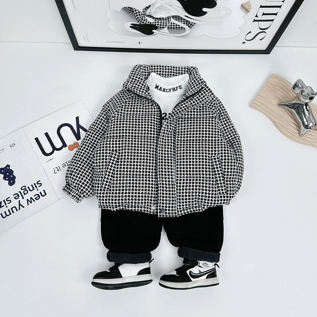儿童棉服男童冬款加厚棉衣2022新款冬装 D-XXBB726 悠悠童话童装