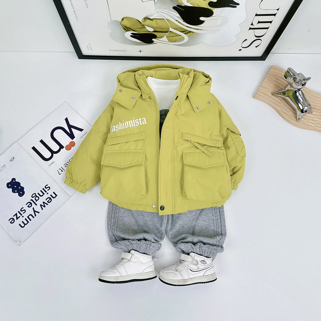儿童棉服男童冬款加厚棉衣2023新款冬装 D-WG25387 悠悠童话童装