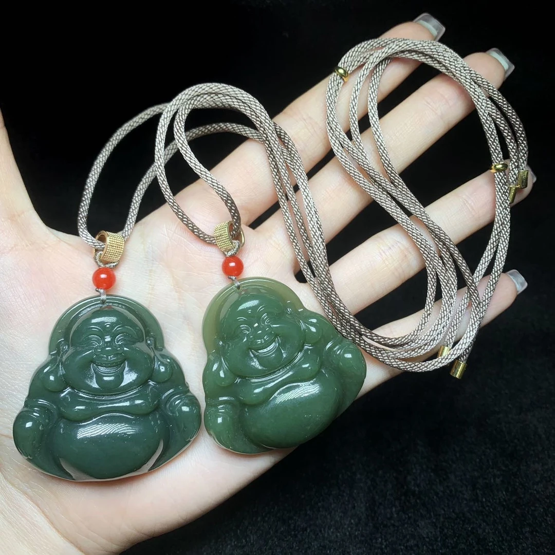 【云上叙】13 V3293-和田玉吊坠-多样性发一件-43×41.5×10mm（东哥）