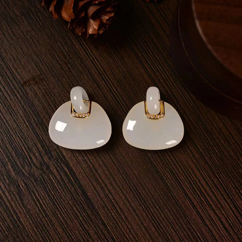 【云上叙】18k金和田玉吊坠-多样性发一件17x14x5mm-V0092-K（商城）