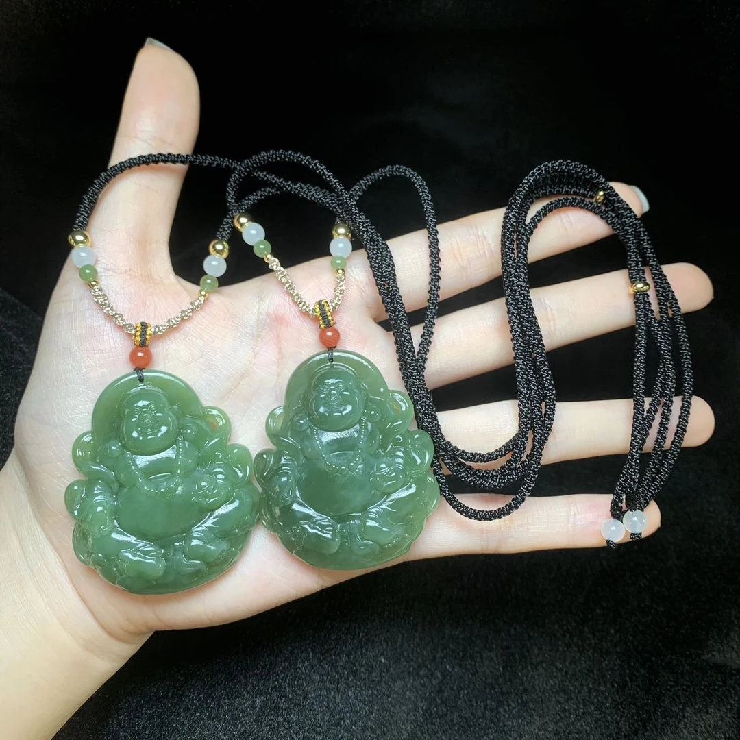 【云上叙】 V30829-K 和田玉吊坠-多样性发一件 -49×41×11mm（商城）