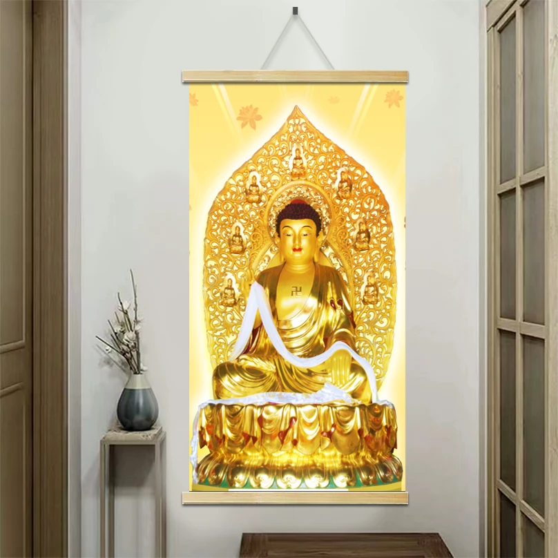 挂轴客厅挂轴挂画高品质精致印高清人物