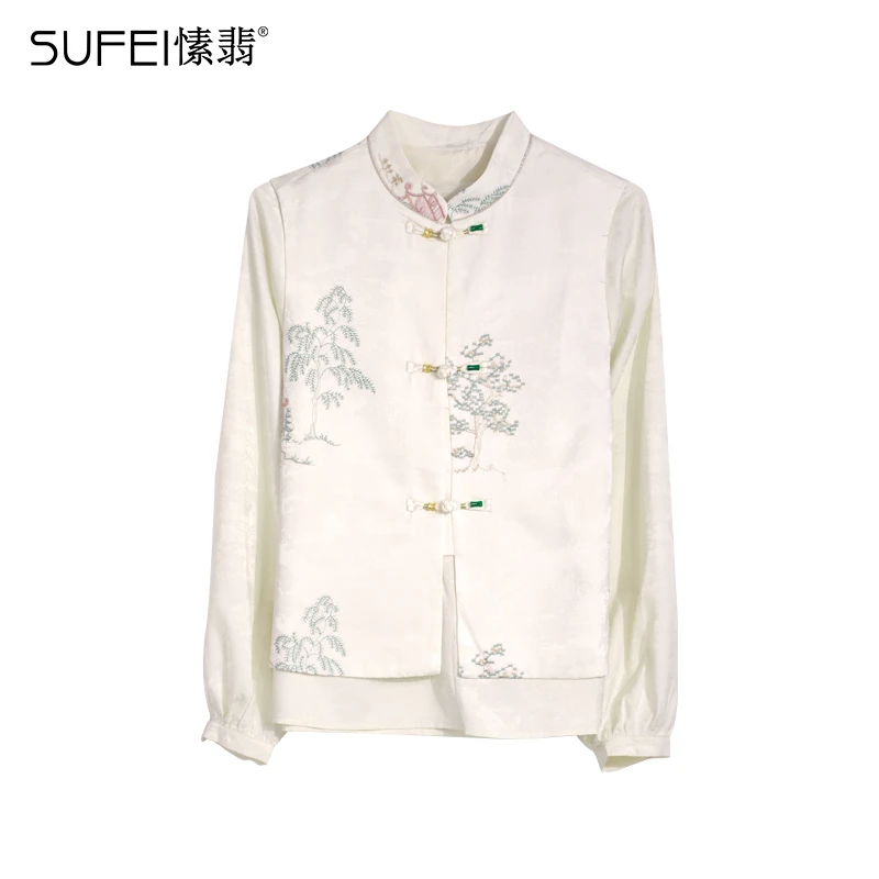 SUFEI/愫翡S41TS0265A 春季新款百搭时尚套衫 0265