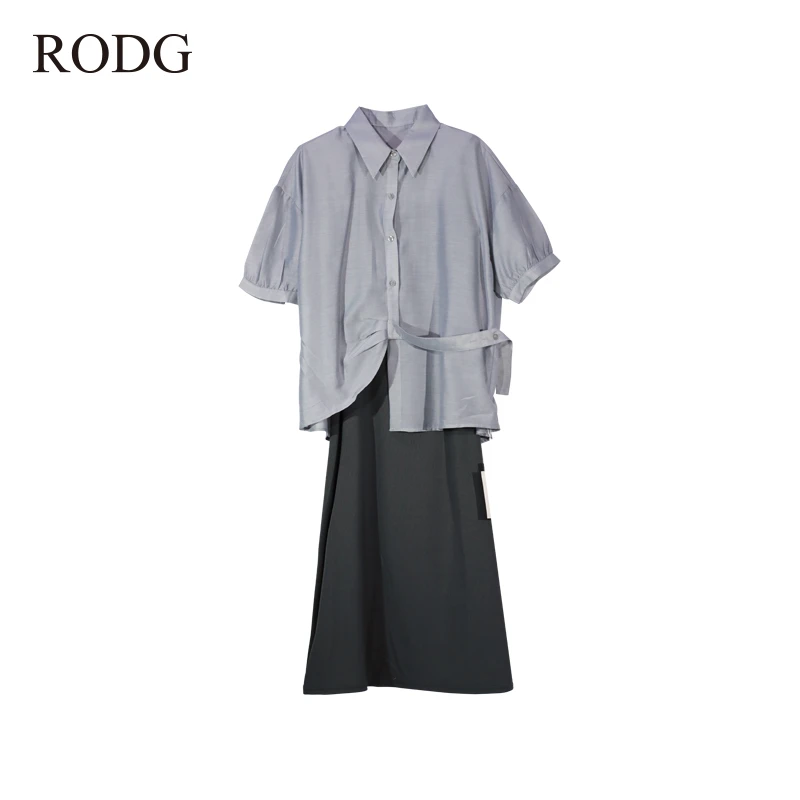 RODGR42TQ0813A  夏季新款休闲简约风套裙  0813