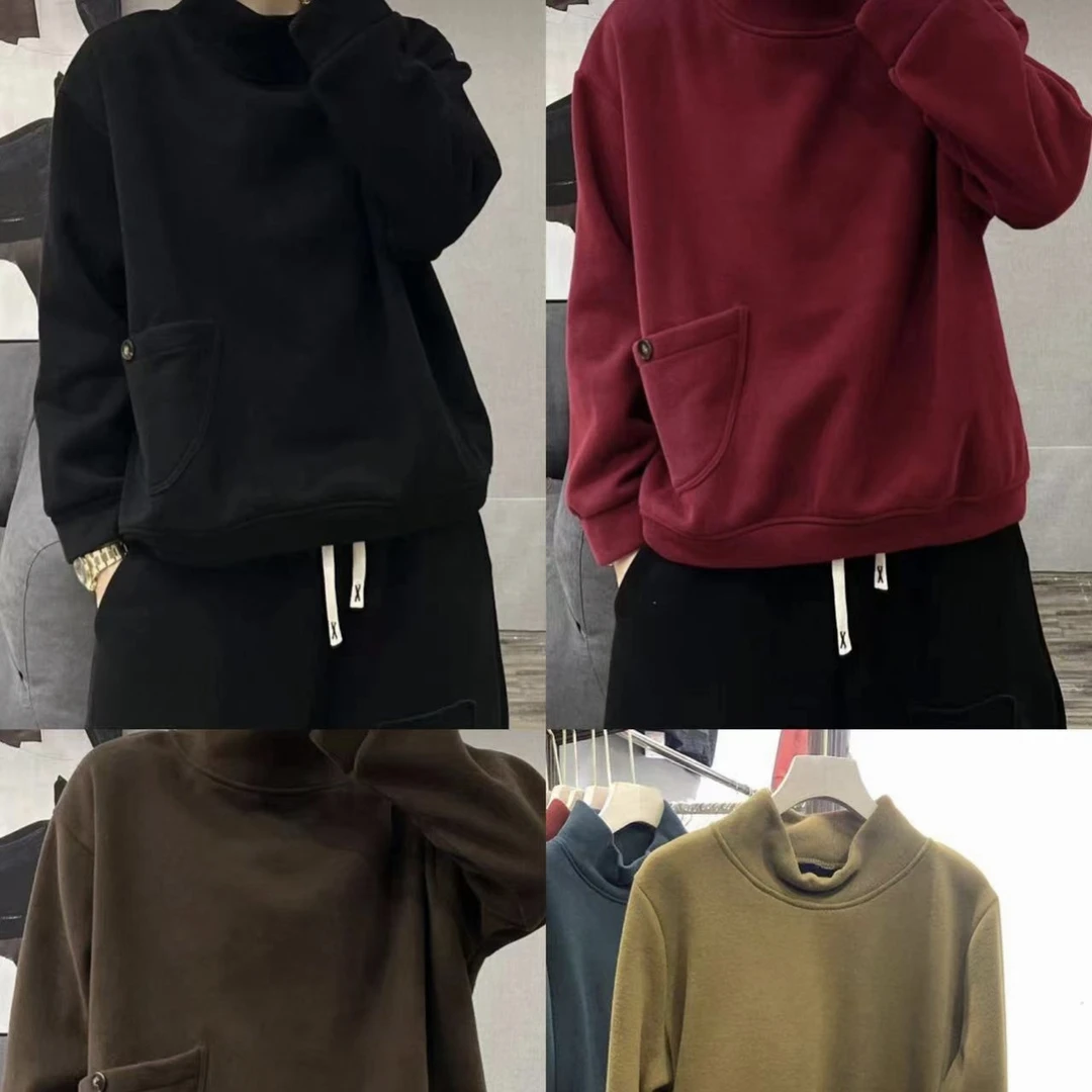 冬季宽松休闲时尚百搭上衣