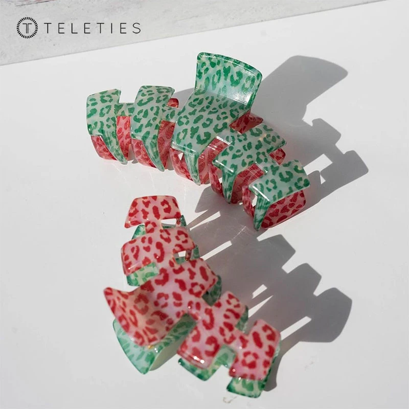 TELETIES新款高弹网红魔力发抓发夹时尚简约头饰抓夹发饰彩色