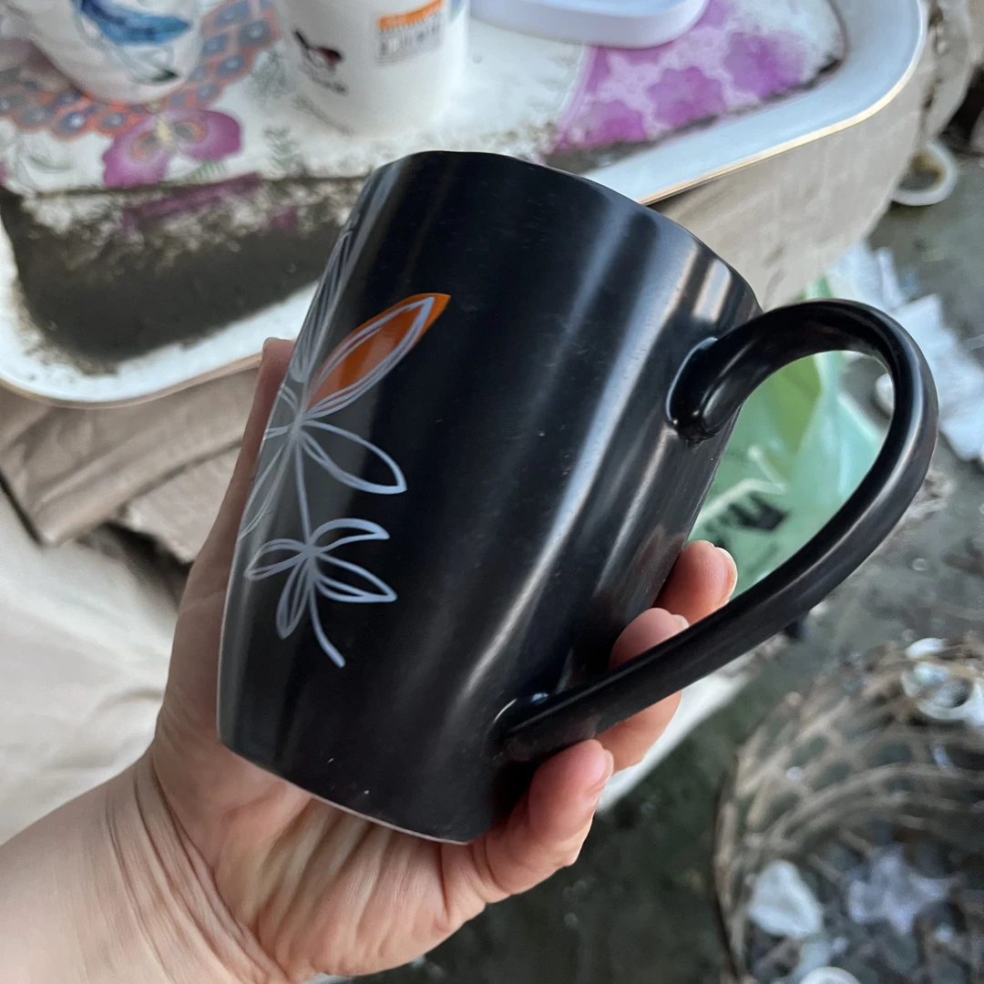 品牌陶瓷南瓜大马克杯两个