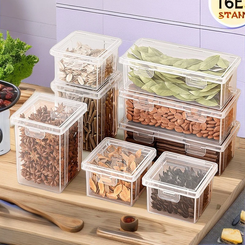 一体多格家用厨房调味盒香料存储方便实用食盐佐料味精香料盒盒