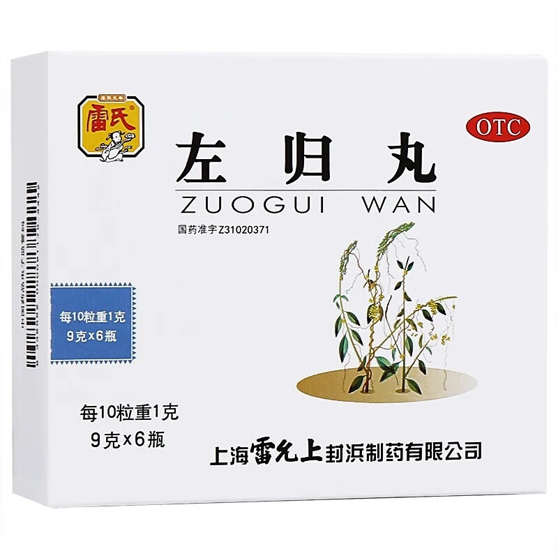 雷氏左归丸9g*6瓶滋肾补阴药用于真阴不足腰酸膝软盗汗神疲口燥