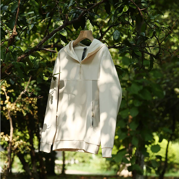 意式高端春季弹力透气男女情侣户外运动百搭通勤潮流休闲卫衣帽衫