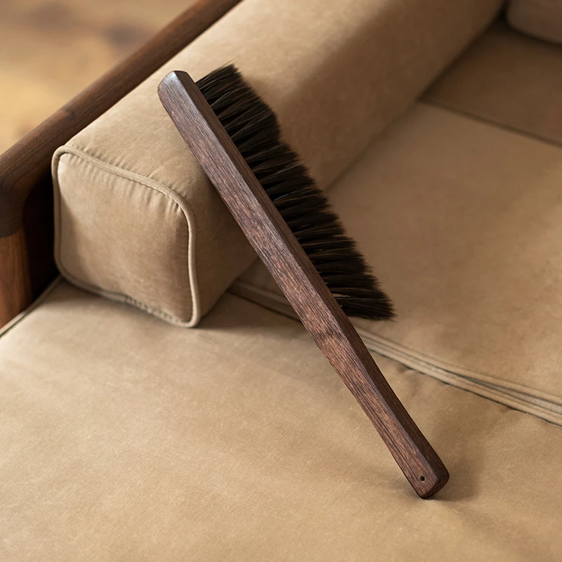 新中式实木毛刷家用防尘主人杯软毛刷清洁扫灰尘床刷