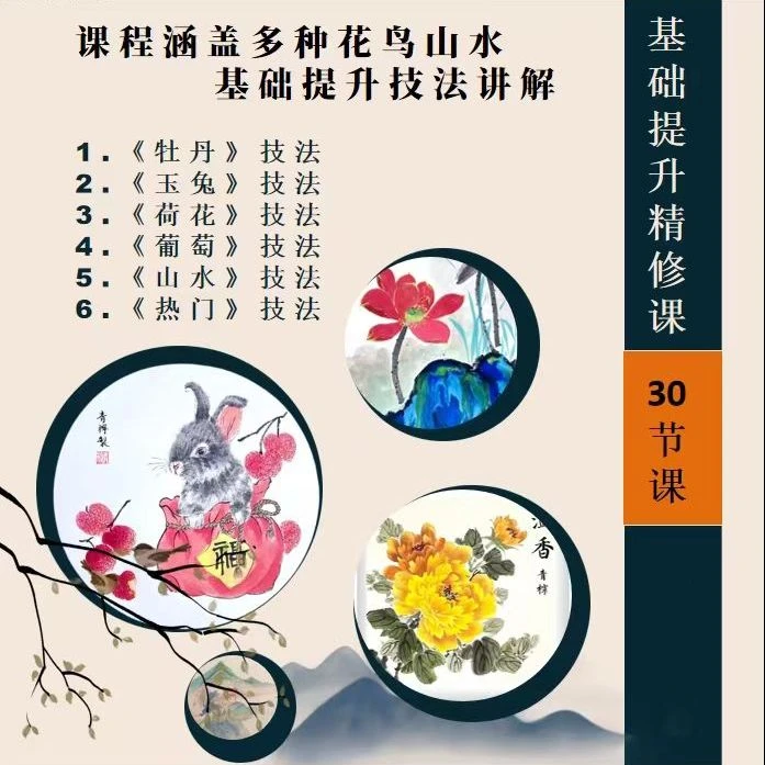 【一期已完结】基础提升精修课（35张案例35种技法深入讲解）
