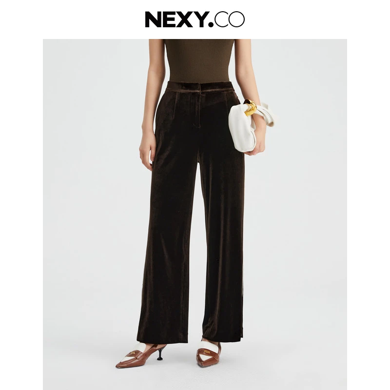 【晨粉专享价】NEXY.CO/奈蔻显瘦休闲百搭长裤XV02304B7