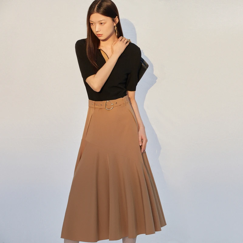 NEXY.CO/奈蔻连衣裙|高腰拼接|千金贵感|晚宴场合|小众|XF03967C5