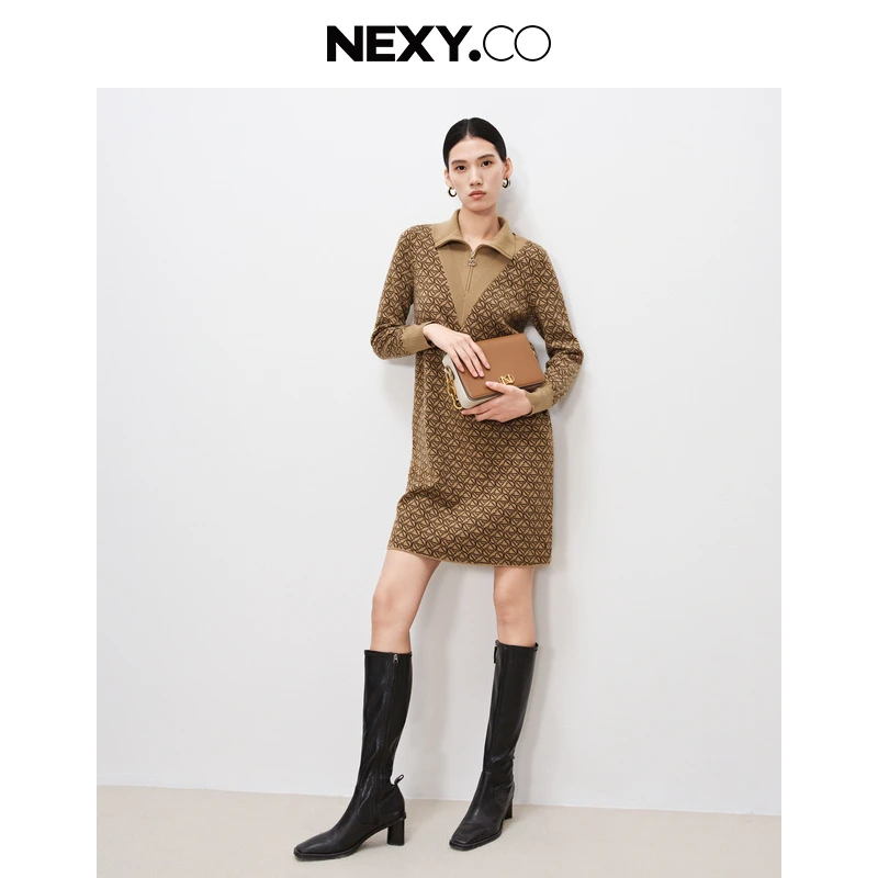 冬姐精选NEXY.CO/奈蔻连衣裙XF05062D5