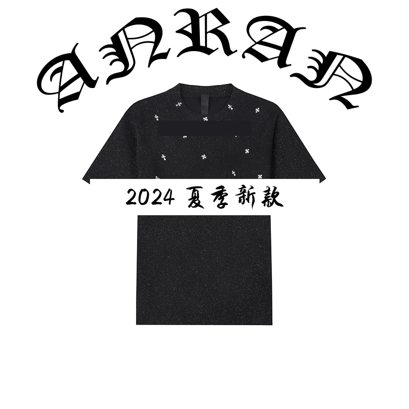 【1号-18号】2024新款满天星短袖重磅纯棉经典百搭男女同款