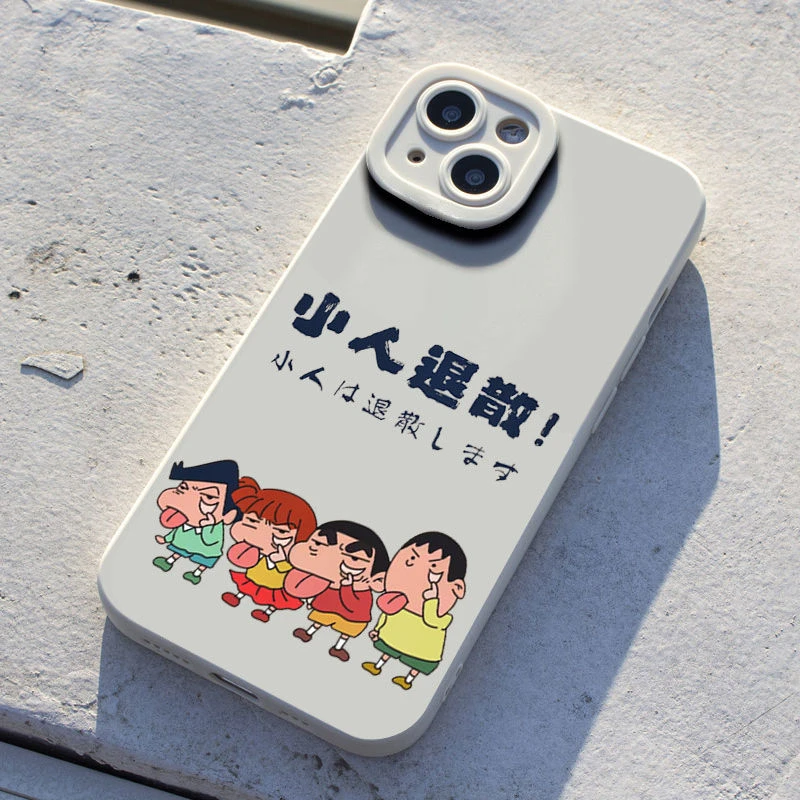 苹果11手机壳iPhone13硅胶7/8软12ProMax新之助mini小人退散Plus6