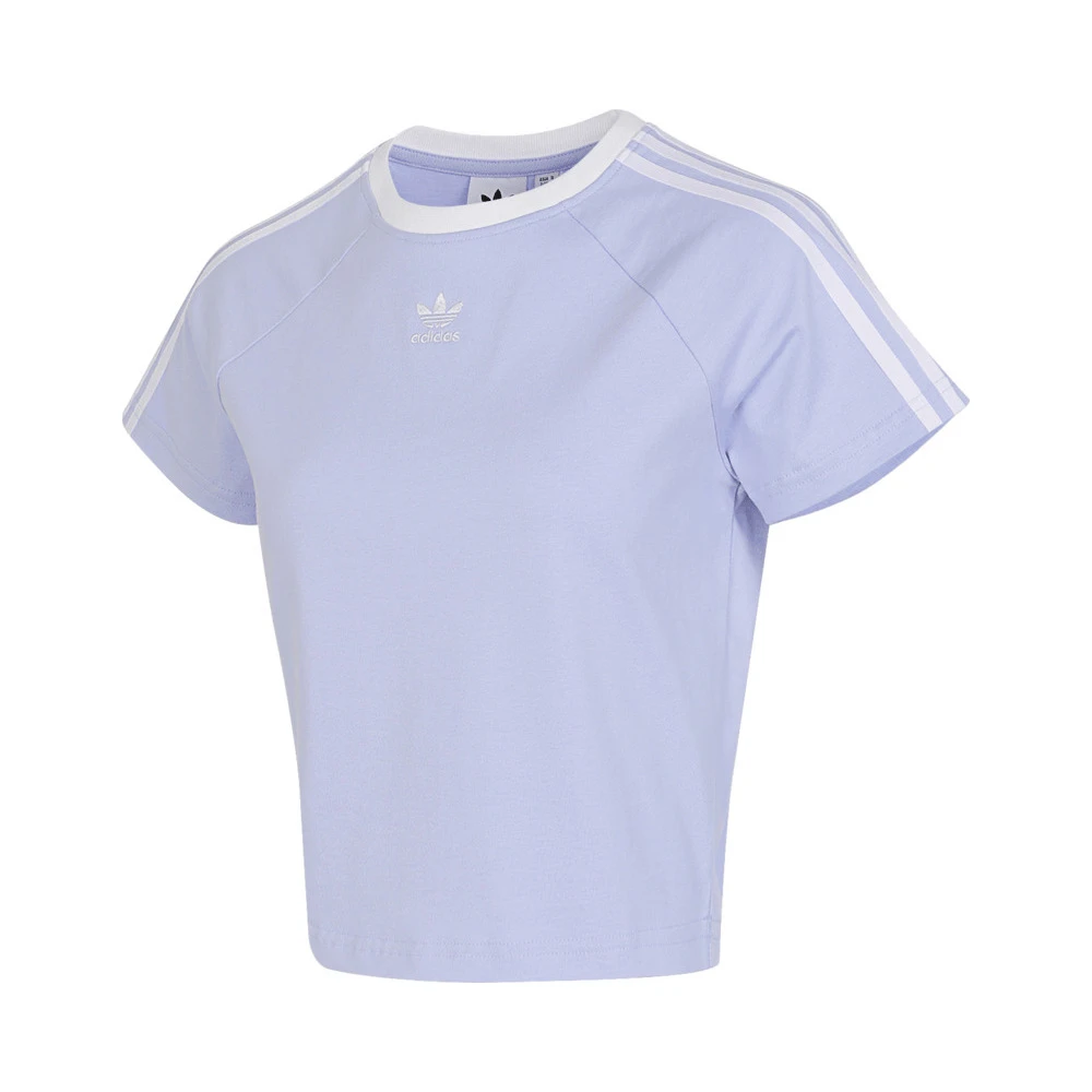 adidas Originals阿迪三叶草2024女子3S TEE SS圆领短T恤JC8706