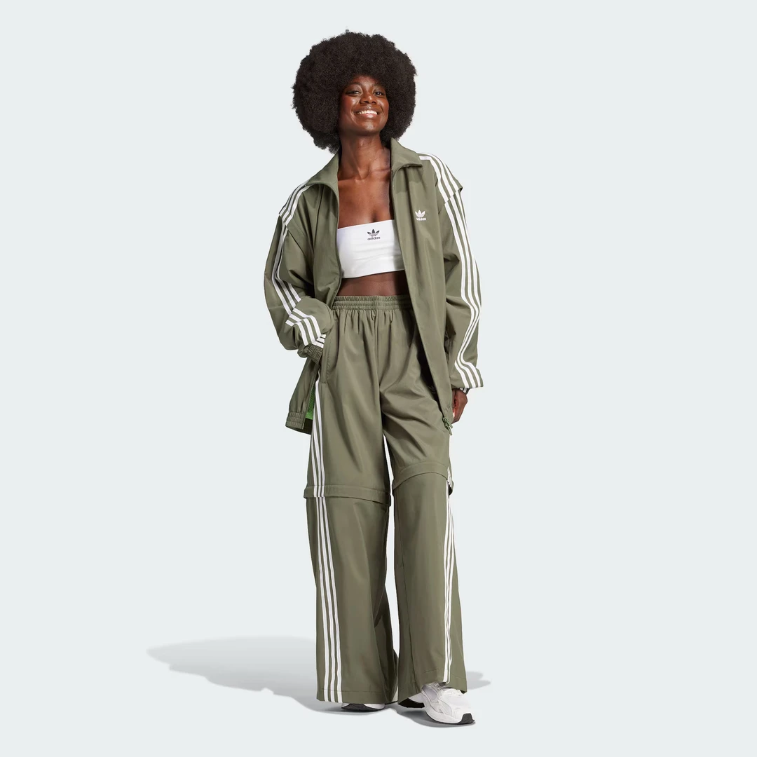 adidas阿迪达斯2024女子OVZD ZIP OFF TP梭织长裤JM9255