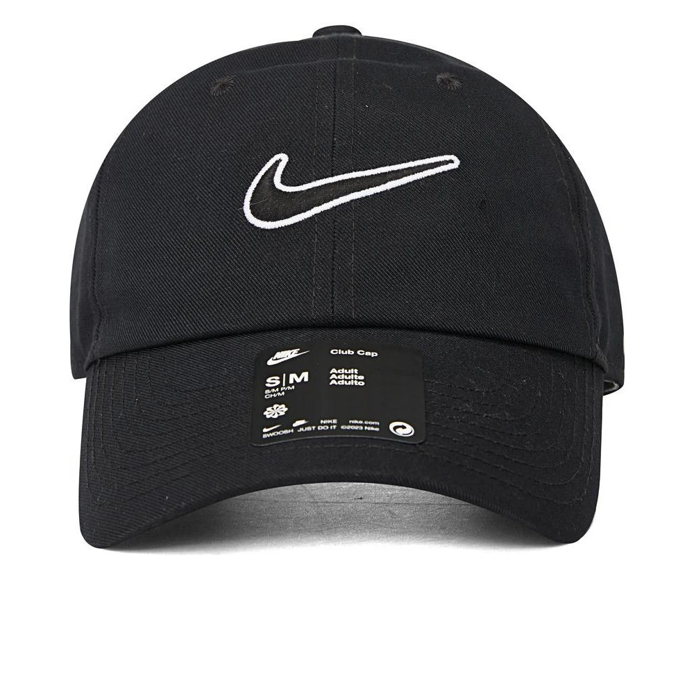NIKE耐克2024中性U NK CLUB CAP U CB SWSH L太阳帽FB5369-010