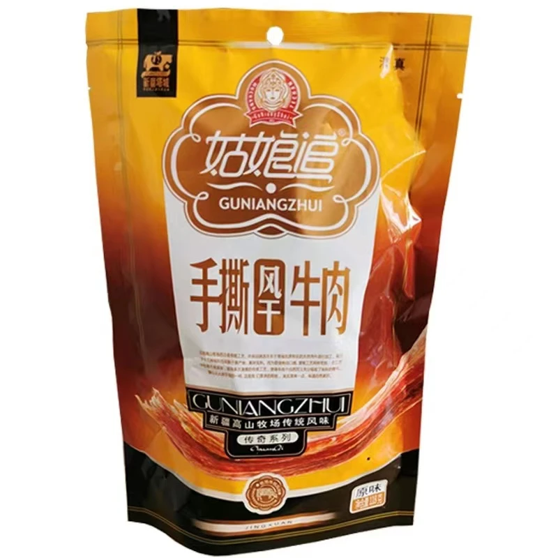 新疆姑娘追手撕风干牛肉干零食休闲食品118g嚼劲肉质健康好吃精选