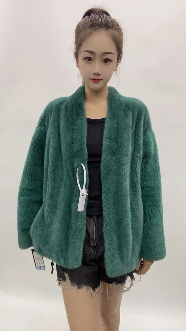 DCHAIFur甜心通拍2链接简约百搭气质时尚年轻女士冬季皮草外套