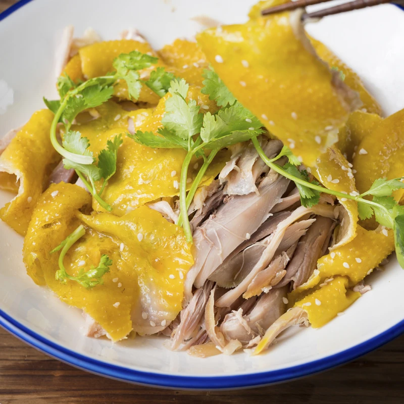 寻味潮汕梅州盐焗鸡客家新鲜手撕鸡宵夜加热即食650g/只顺丰京东