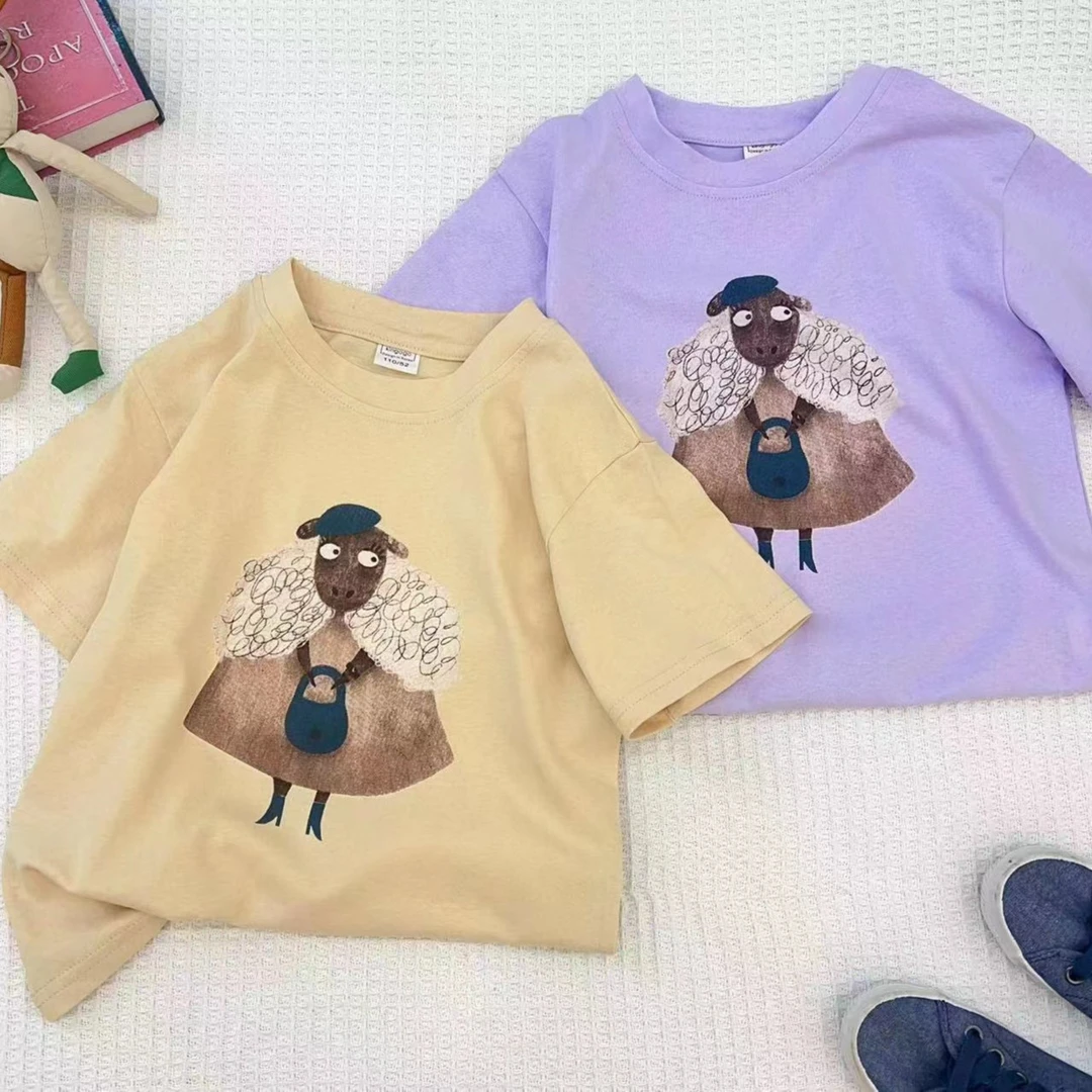 KINGOGO/金果果儿童绵羊妈妈T恤8841