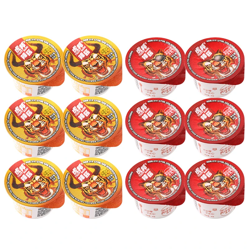 虎邦辣酱 鲁西牛肉酱+虎皮蒜蓉30g*12鲜辣拌饭拌面巨好吃下饭sss