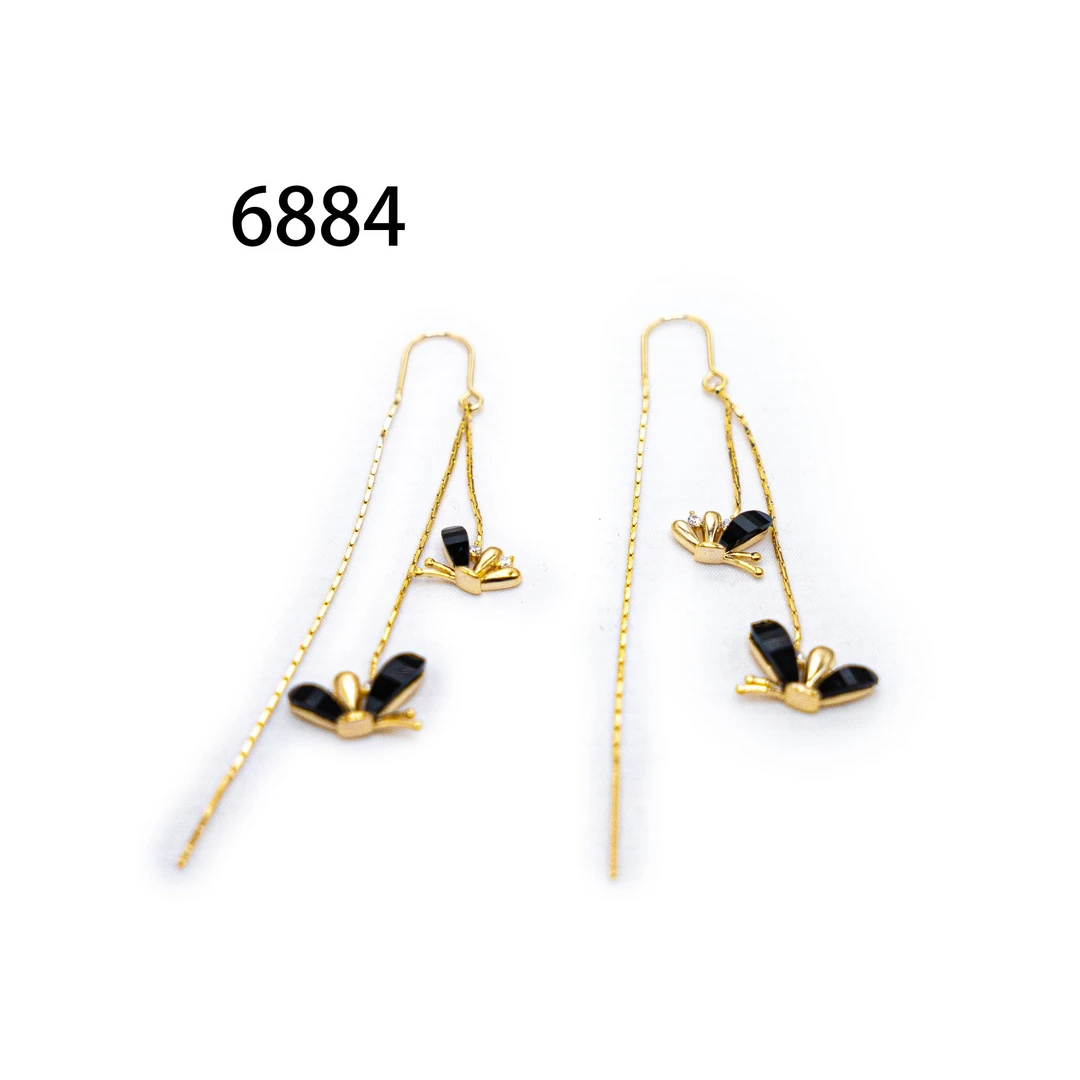 铜合金耳饰 时尚气质轻奢耳环新款小众设计高级感耳饰～6884