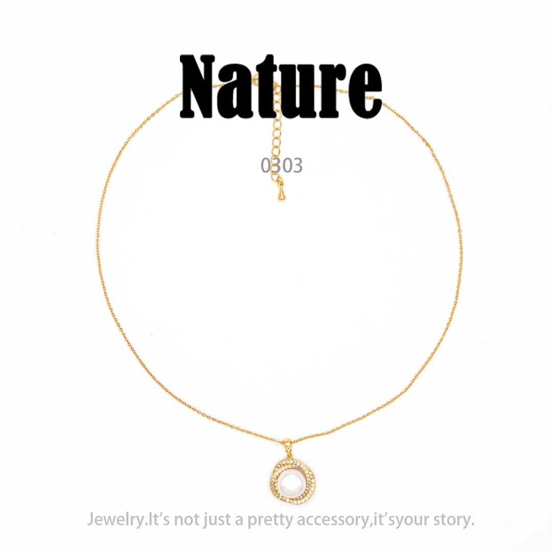 铜合金项链 NA时尚百搭轻奢设计师项链~0303