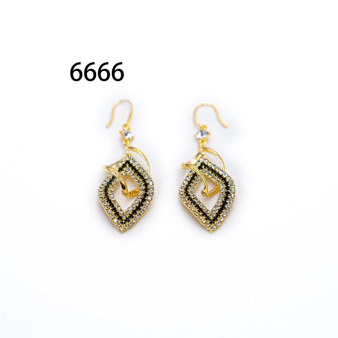 铜合金耳饰 时尚气质轻奢耳环新款小众设计高级感耳饰～6666