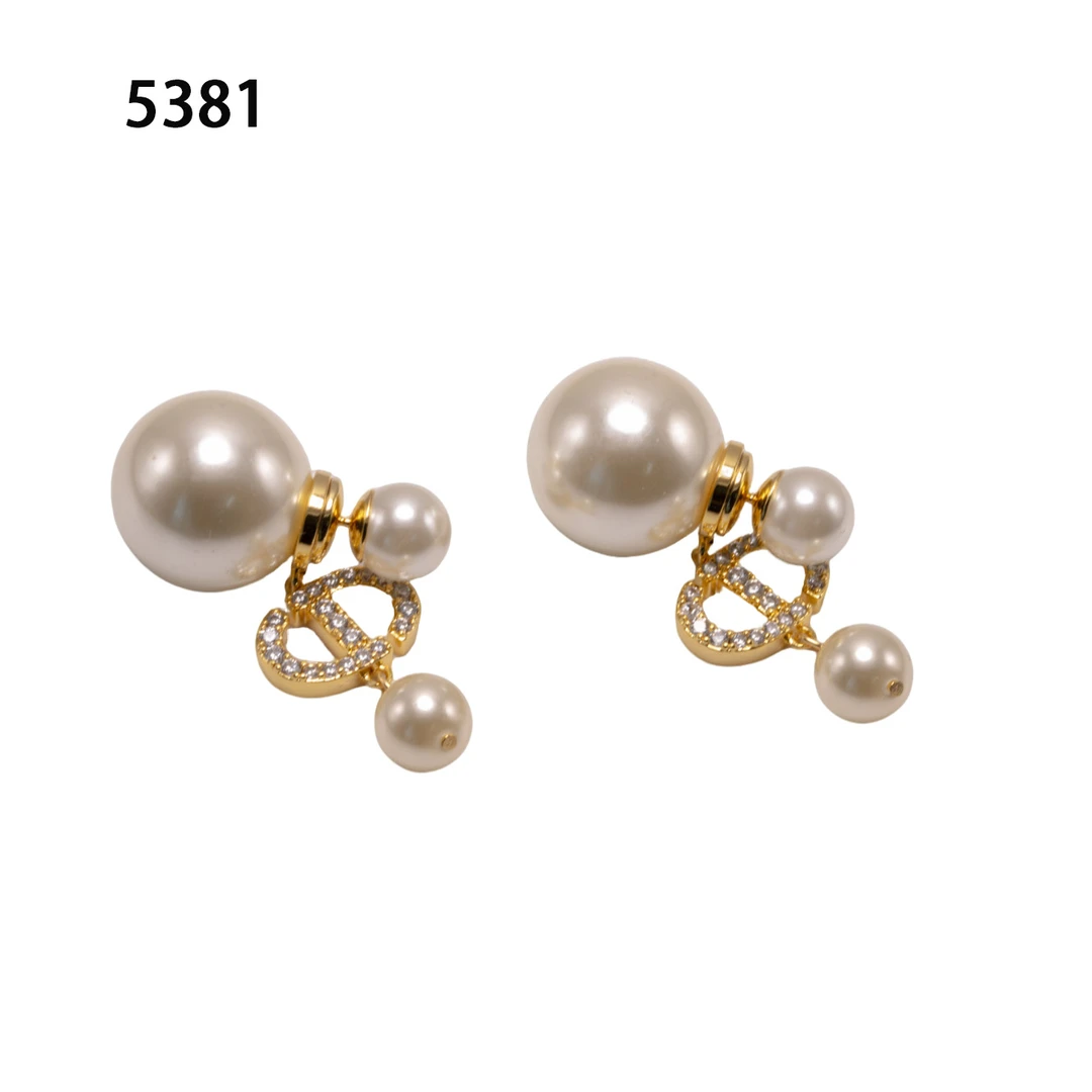 铜合金耳饰 气质耳环小众设计高级感耳钉耳饰~5381