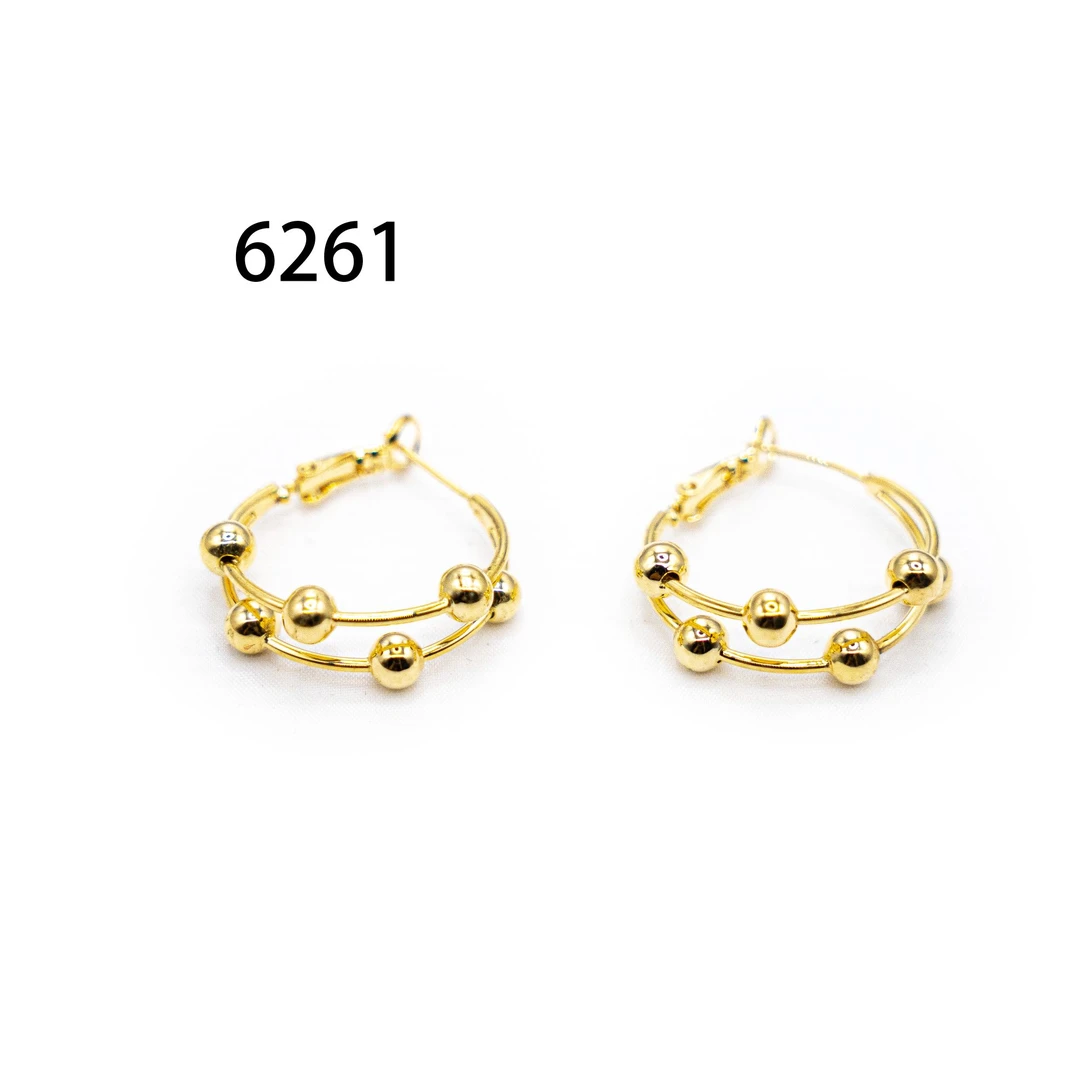 铜合金耳饰 时尚气质轻奢耳环新款小众设计高级感耳饰～6261