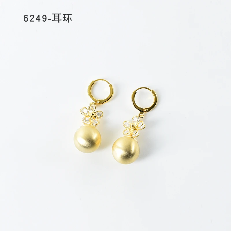 铜合金耳饰 设计师气质耳环小众设计高级感耳环耳饰～6249