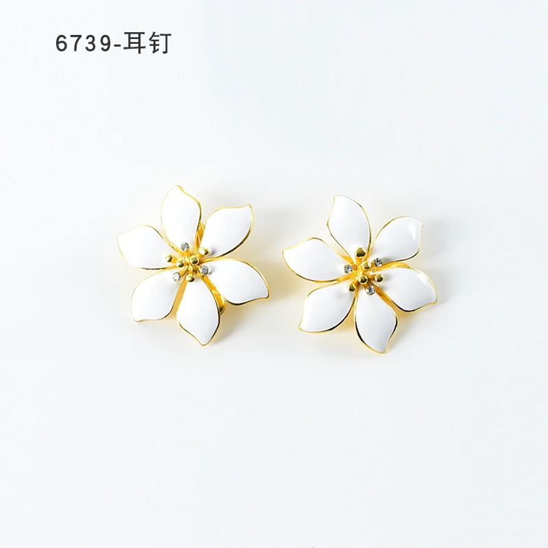 铜合金耳饰 设计师气质耳环小众设计高级感耳环耳饰～6739