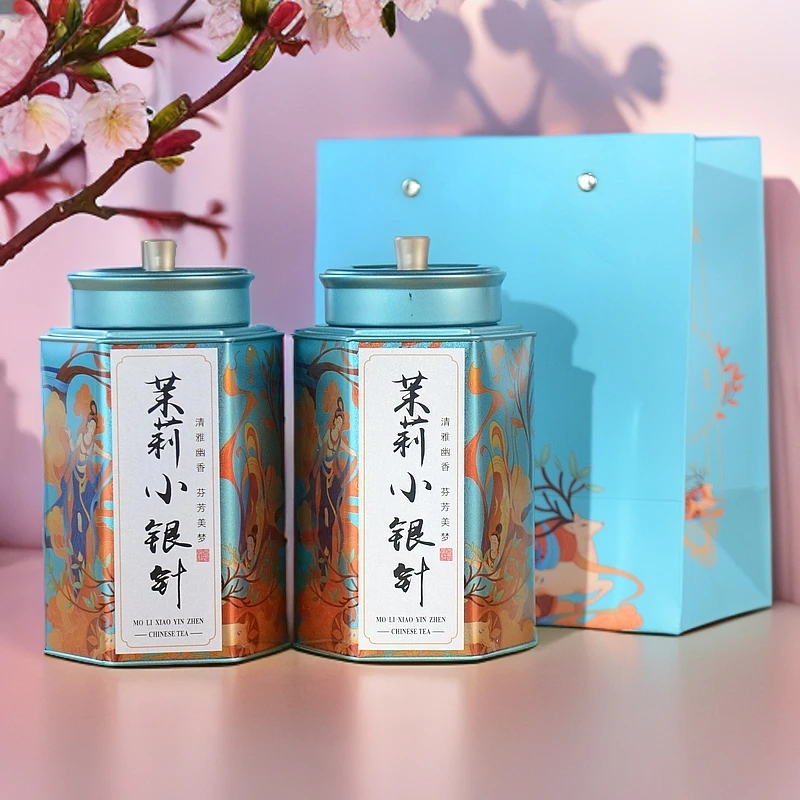 【耘记】茉莉小银针 新茶 茉莉花茶 高山绿茶茉莉花香茶叶