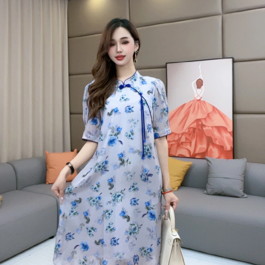 中国风旗袍显瘦时尚90116夏季气质