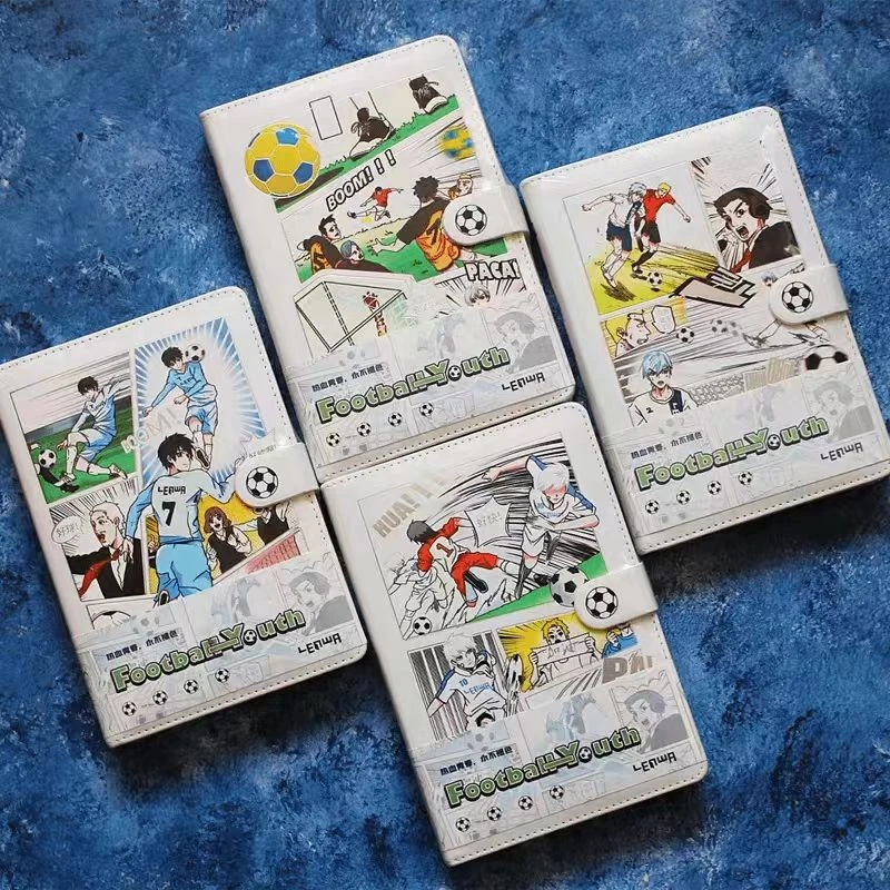 联华B6足球少年PU磁扣本