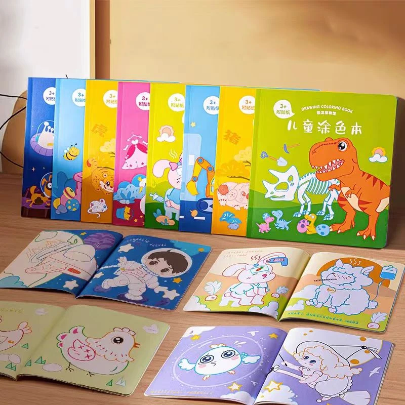 儿童涂色本宝宝画画本