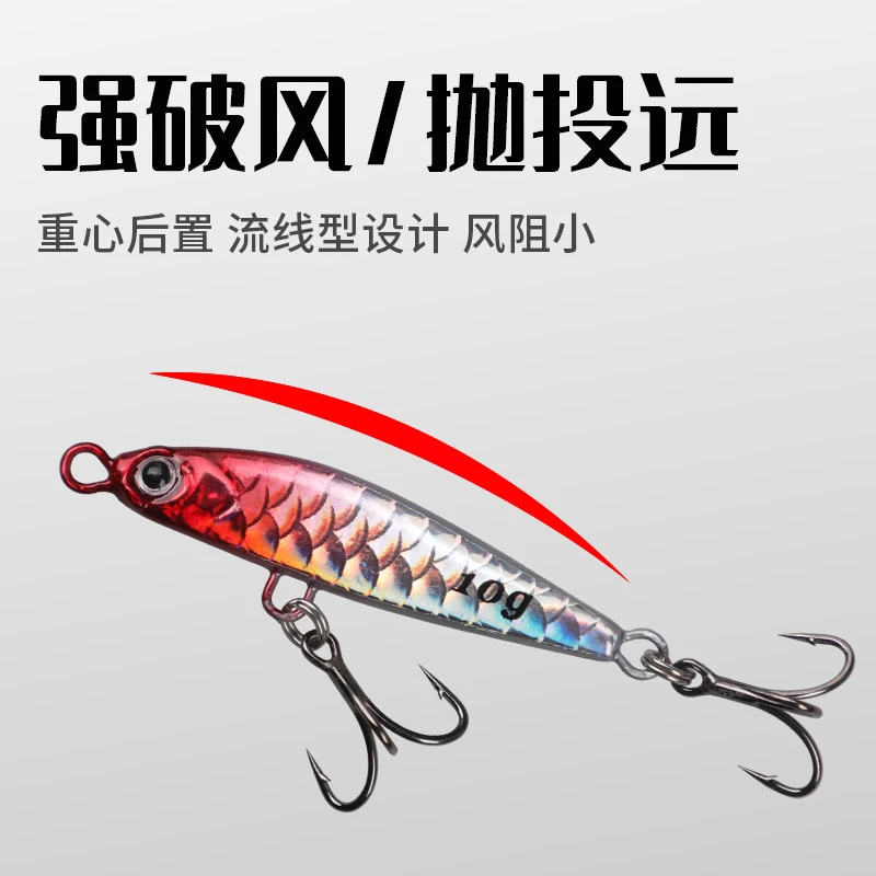 【破价25个包邮】鱼鳞纹壹飄铁板路亚饵三倍加强路亚翘嘴鳜鱼黑鱼