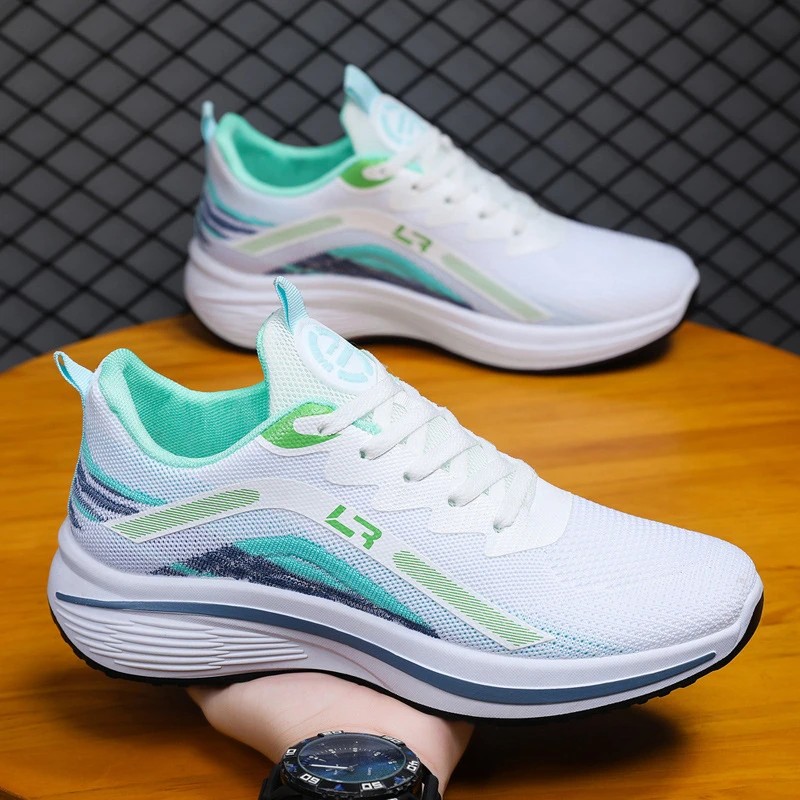 秋冬新款男鞋运动鞋潮鞋网面透气休闲鞋潮流时尚百搭跑步鞋子男士