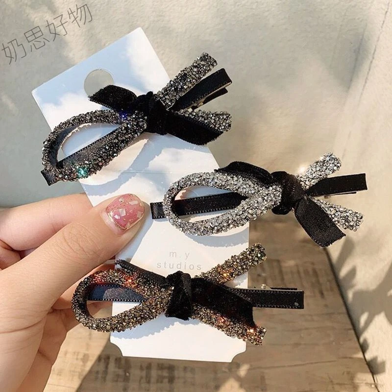 网红不灵不灵闪闪一字夹少女发夹韩国刘海夹子头饰发卡气质侧边夹